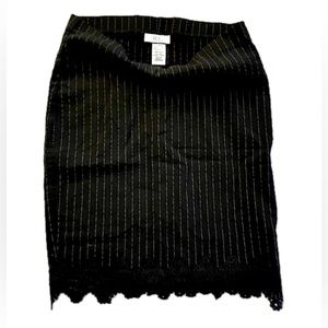 NWOT Joe B Black Pencil Skirt
